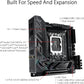 Motherboard Asus (Rog Strix Z790-I Gaming Wifi) Socket 1700 13A,2*Ddr5,Hdmi,Pci-E 5.0,Wifi6E,Mitx