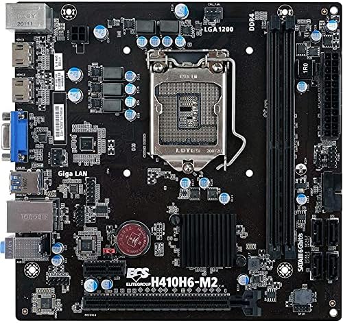 Motherboard Ecs (H410H6-M2) Socket 1200,2*Ddr4 2666,Hdmi,Vga,Micro Atx
