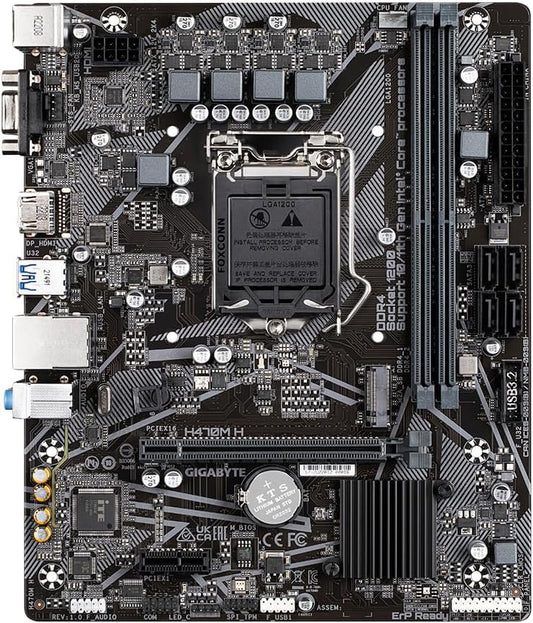 Motherboard Gigabyte (H470M H ) Socket 1200 10A/11A, 2*Ddr4, M.2,Hdmi, Micro Atx