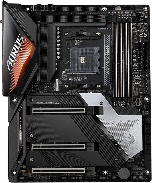 Motherboard Gigabyte (X570S Aorus Master ) Socketam4, 4*Ddr4 128Gb, 2* M.2, 6* Sata 6Gb/S, Atx