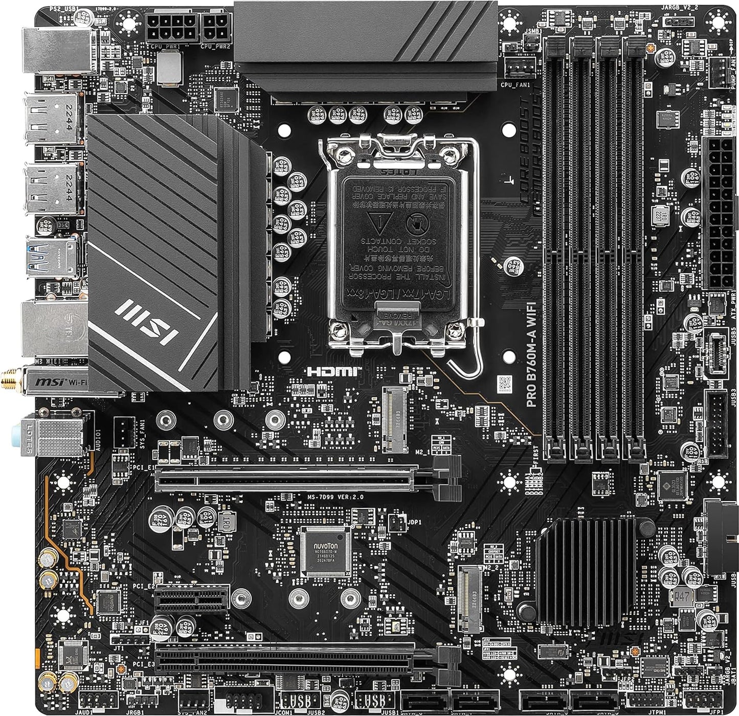 Motherboard Msi (Mpg Z790 Edge Wifi Ddr4) Socket 1700,4*Ddr4 5333,Hdmi,Dp,5*M.2,Atx