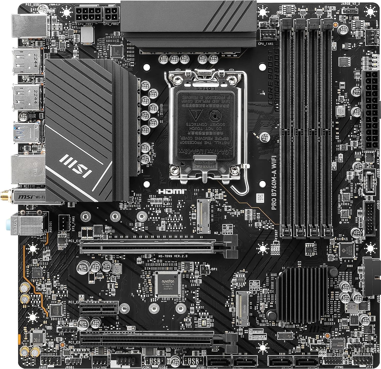 Motherboard Msi (Mpg Z790 Edge Wifi Ddr4) Socket 1700,4*Ddr4 5333,Hdmi,Dp,5*M.2,Atx