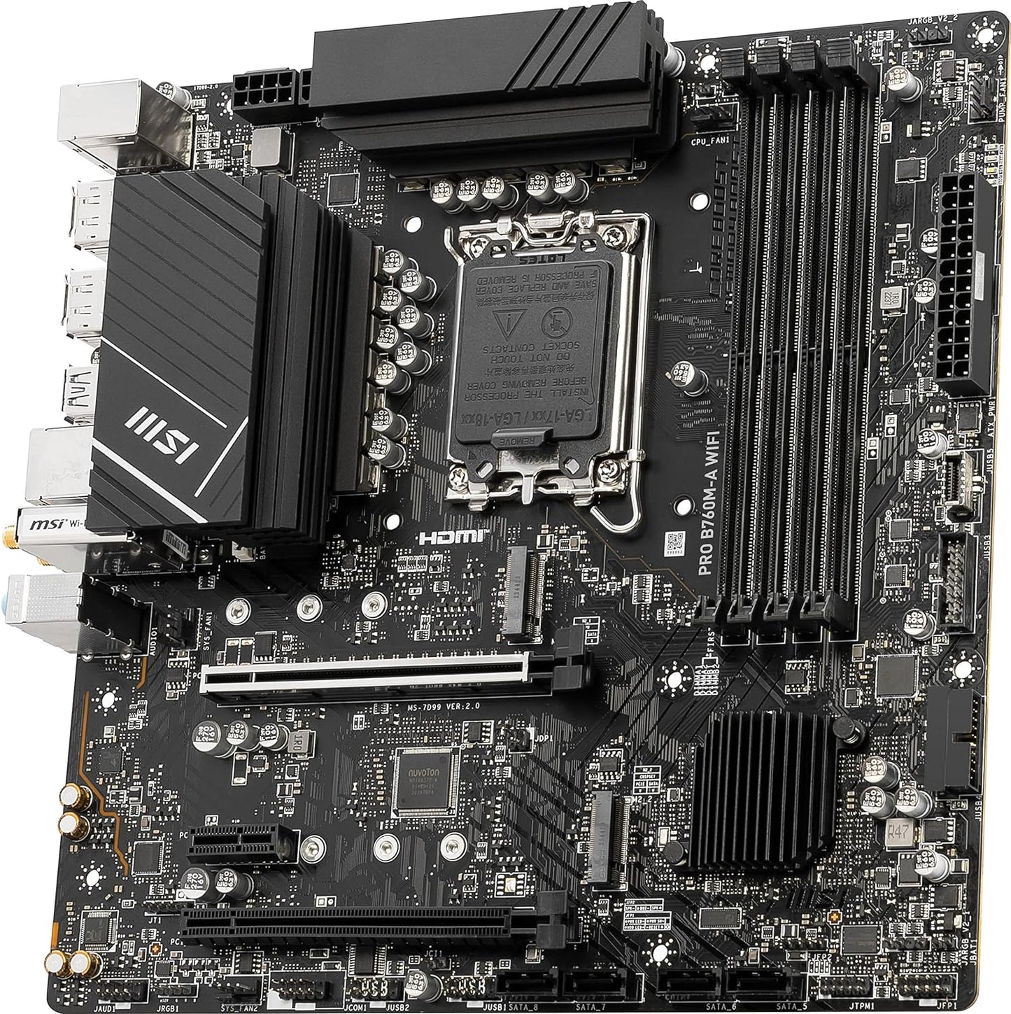 Motherboard Msi (Mpg Z790 Edge Wifi Ddr4) Socket 1700,4*Ddr4 5333,Hdmi,Dp,5*M.2,Atx