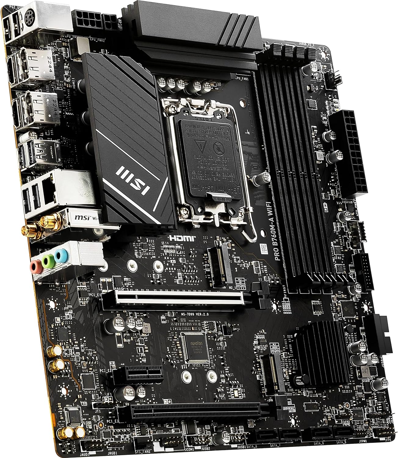 Motherboard Msi (Mpg Z790 Edge Wifi Ddr4) Socket 1700,4*Ddr4 5333,Hdmi,Dp,5*M.2,Atx