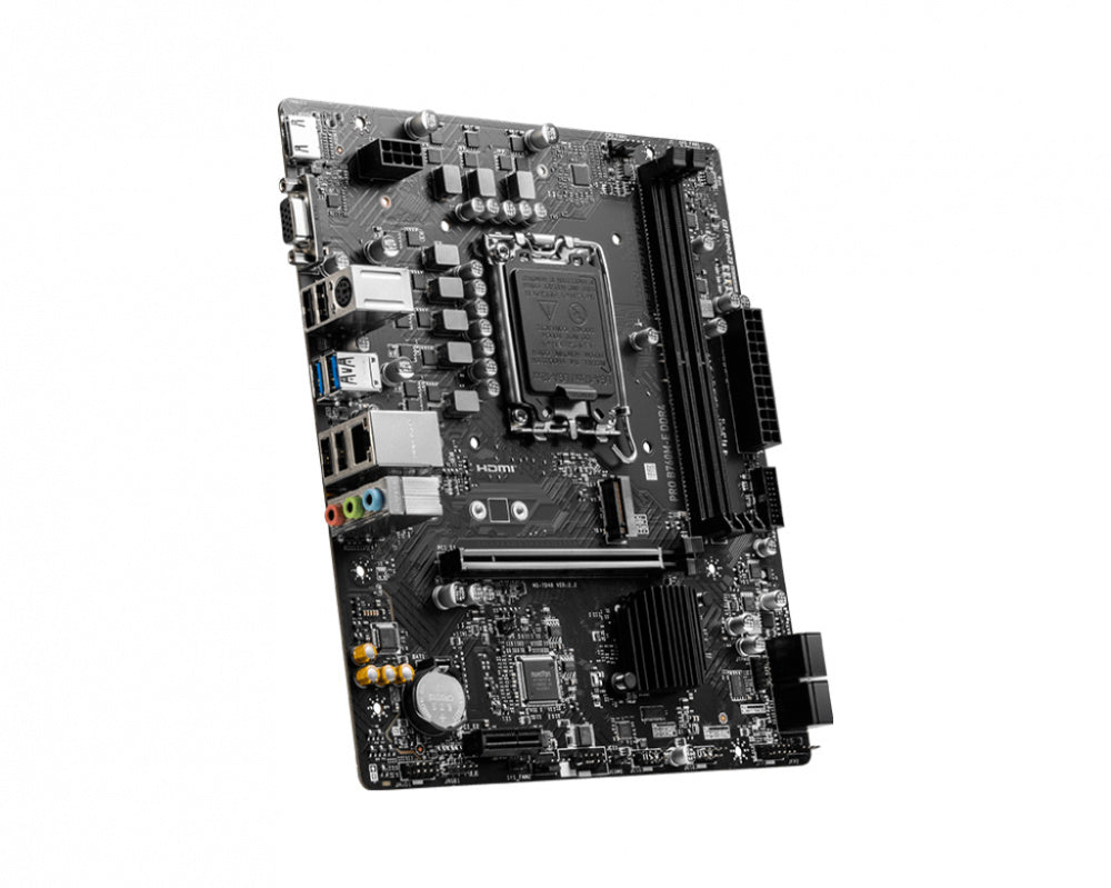 Motherboard Msi (Pro B760M-E Ddr4) Socket 1700 2*Ddr4 4800 1*Hdmi 1*Vga 1*M.2 Micro Atx