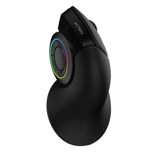 Mouse Acteck Inalambrico Vertical Optimize Mi690 Rgb Negro Ac-933049