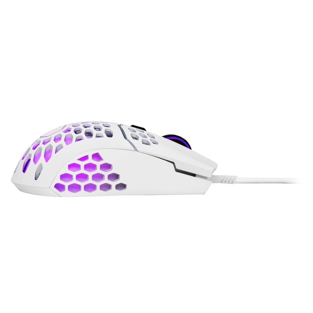 Mouse Cooler Master Mm711 White Rgb 16K Dpi Mm-711-Wwol1
