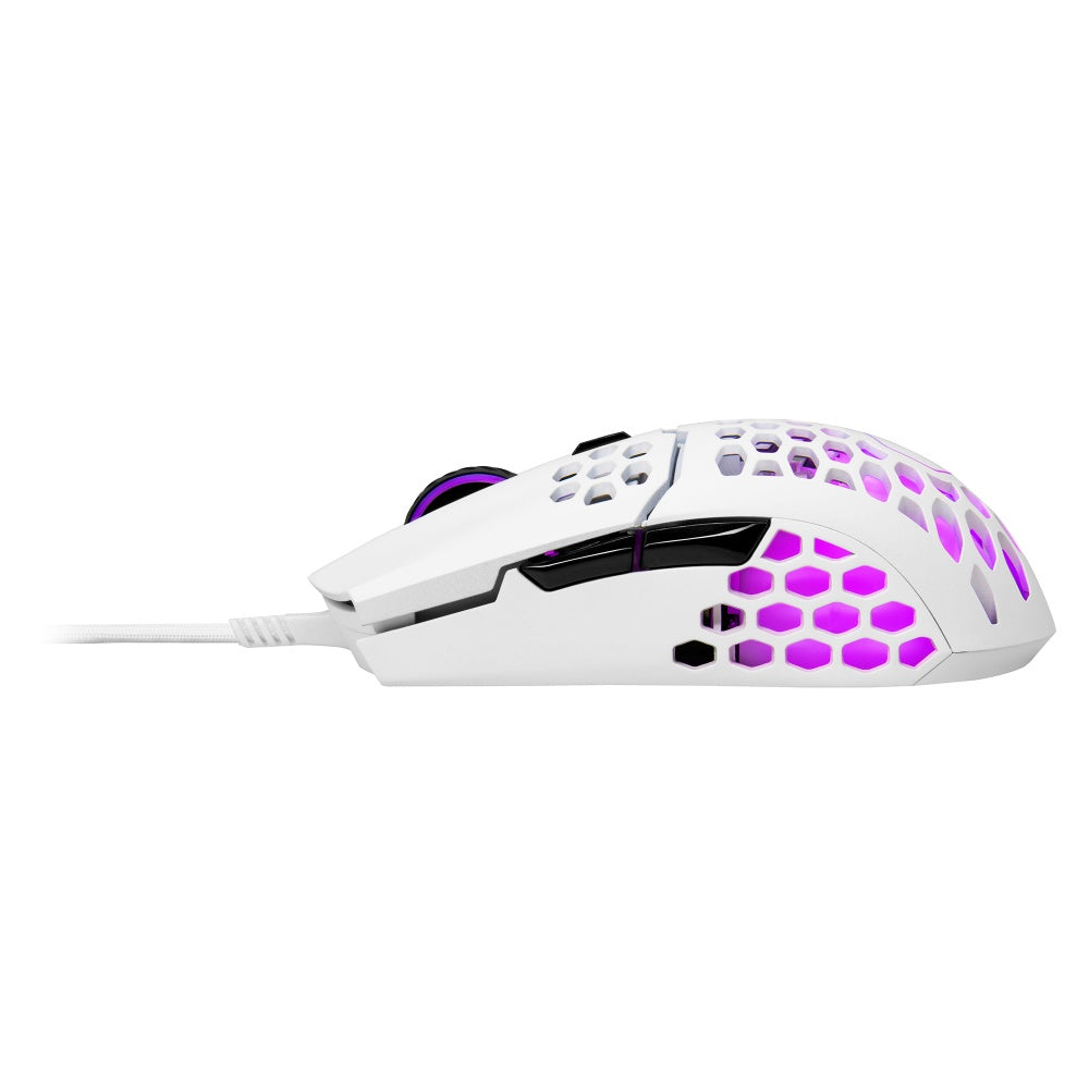 Mouse Cooler Master Mm711 White Rgb 16K Dpi Mm-711-Wwol1