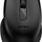 Mouse Inalambrico Acteck (Ac-934145) Optimize Ergo Mi470,Rf Usb,Optico,1600 Dpi,Negro