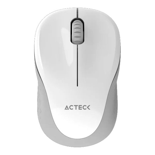 Mouse Inalambrico Acteck (Ac-934886) Optimize Trip Mi480,Rf Usb,Bt,Optico,1600 Dpi,Blanco