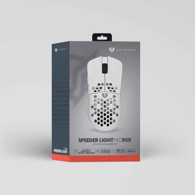 Mouse Inalambrico Balam Rush (Br-936873) Speeder Light Mg969Rfbtoptico5000 Dpipila Rblanco