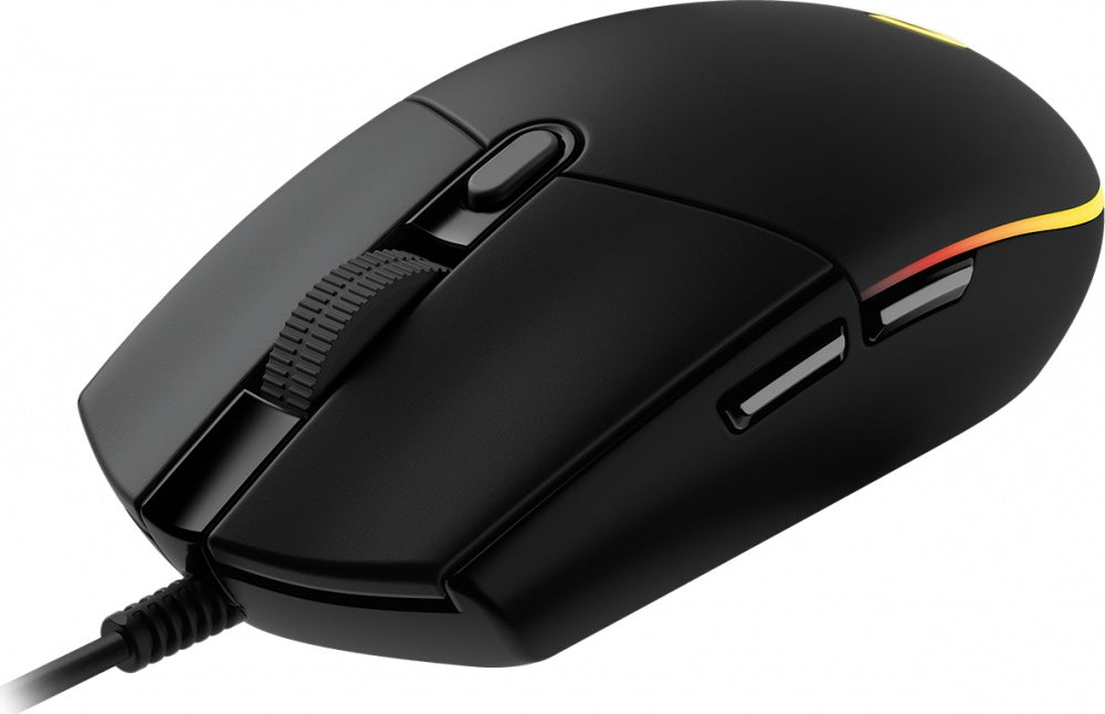 Mouse Gamer Logitech Óptico G203 Lightsync, Alámbrico, Usb, 8000Dpi, Negro