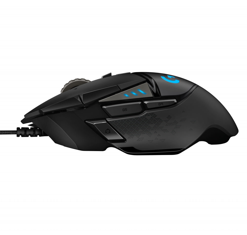 Mouse Logitech G502 Hero Usb 25,600Dpi Rgb Lightsync Black(910-005550)
