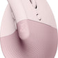 Mouse Logitech Lift Vertical Opt Usb Bolt Bt 4000Dpi Rose (910-006472)