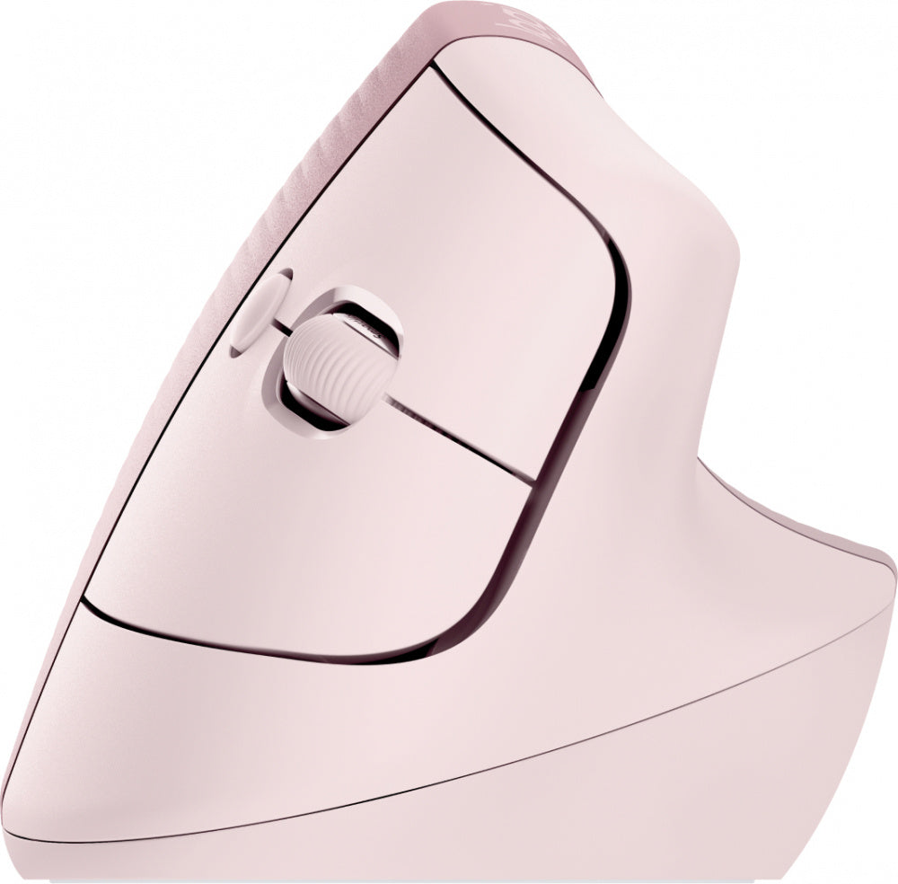 Mouse Logitech Lift Vertical Opt Usb Bolt Bt 4000Dpi Rose (910-006472)