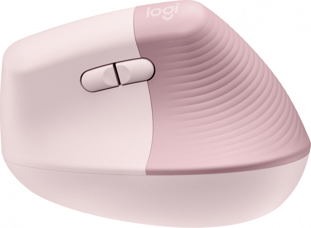 Mouse Logitech Lift Vertical Opt Usb Bolt Bt 4000Dpi Rose (910-006472)