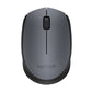 Mouse Ergonómico Logitech Óptico M170, Inalámbrico, Usb, 1000Dpi, Negro/Gris