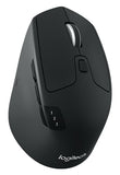 Mouse Ergonómico Logitech Óptico M720 Triathlon, Bluetooth, Usb, 1000Dpi, Negro