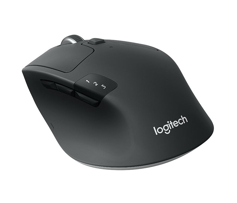 Mouse Ergonómico Logitech Óptico M720 Triathlon, Bluetooth, Usb, 1000Dpi, Negro