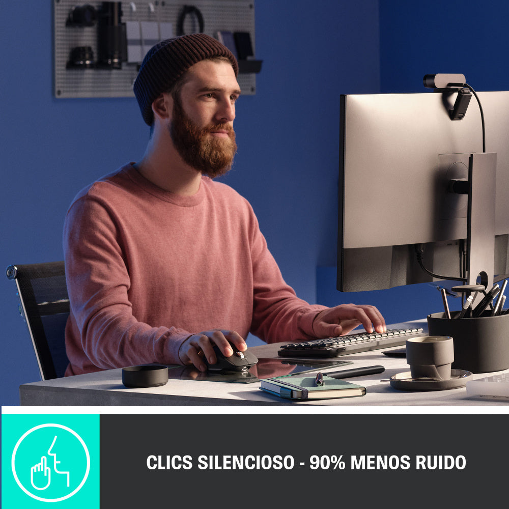 Mouse Logitech Mx Master 3S Darkfield Usb 8000Dpi Offwhite(910-006562)