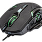 Mouse Gamer Ergonómico Manhattan Óptico, Alámbrico, Usb, 3200Dpi, Negro