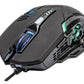 Mouse Gamer Ergonómico Manhattan Óptico, Alámbrico, Usb, 3200Dpi, Negro
