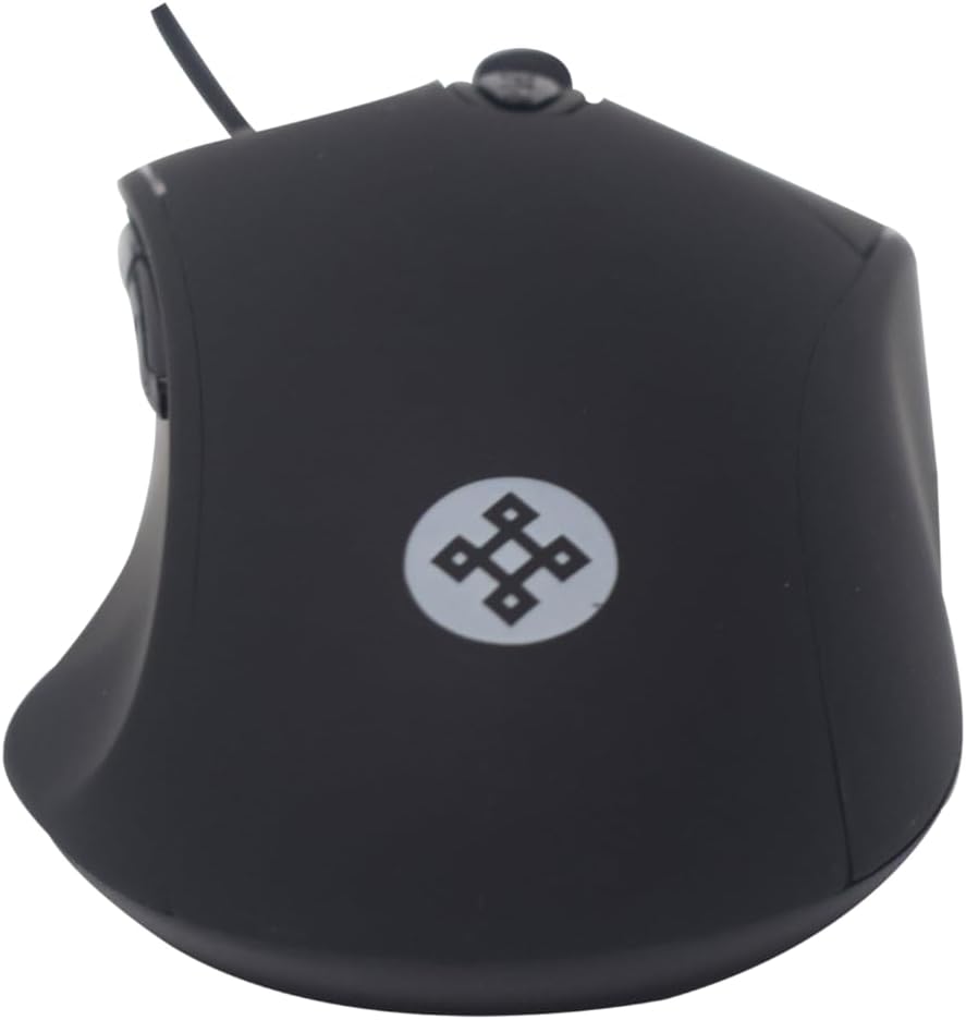 Mouse Naceb (Na-0115N) Alambrico, Optico, 6Botones, 800/2400 Dpi. Negro.