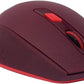 Mouse Naceb (Na-0119R) Inalambrico, Optico, 6Botones, 1200/2400 Dpi Rojo.