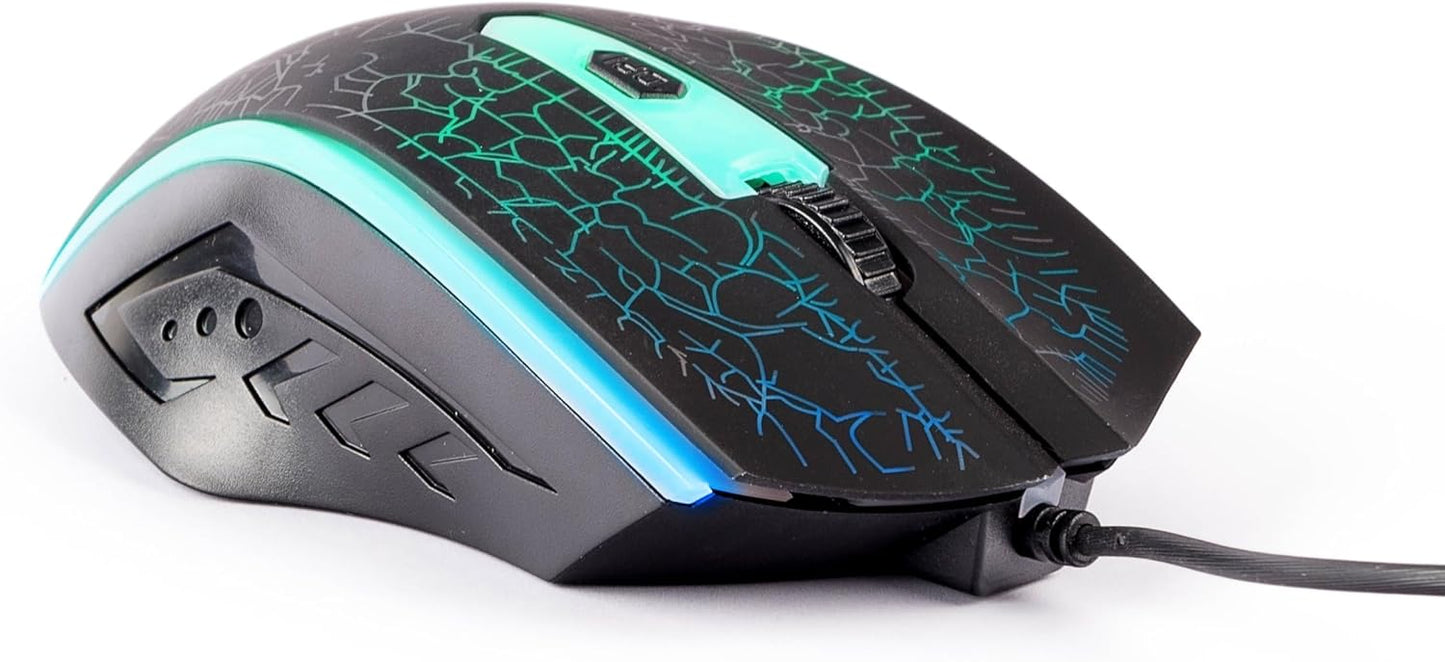 Mouse Optico Gamer Naceb (Na-592Ne), Negro