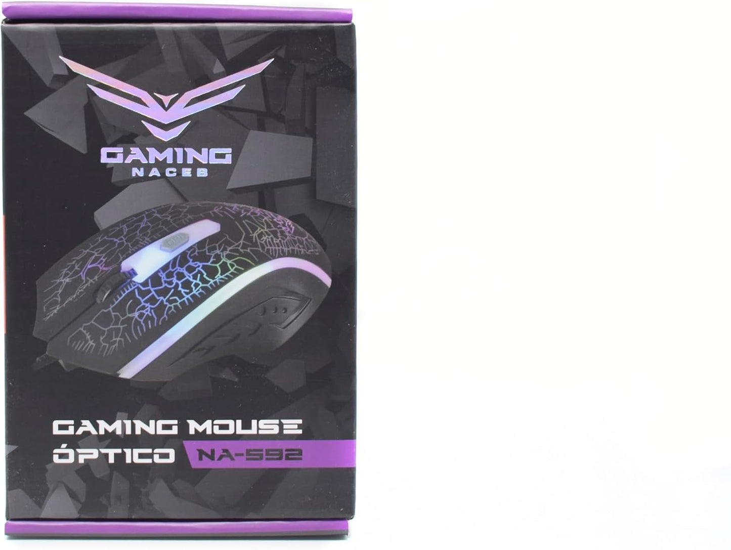 Mouse Optico Gamer Naceb (Na-592Ne), Negro
