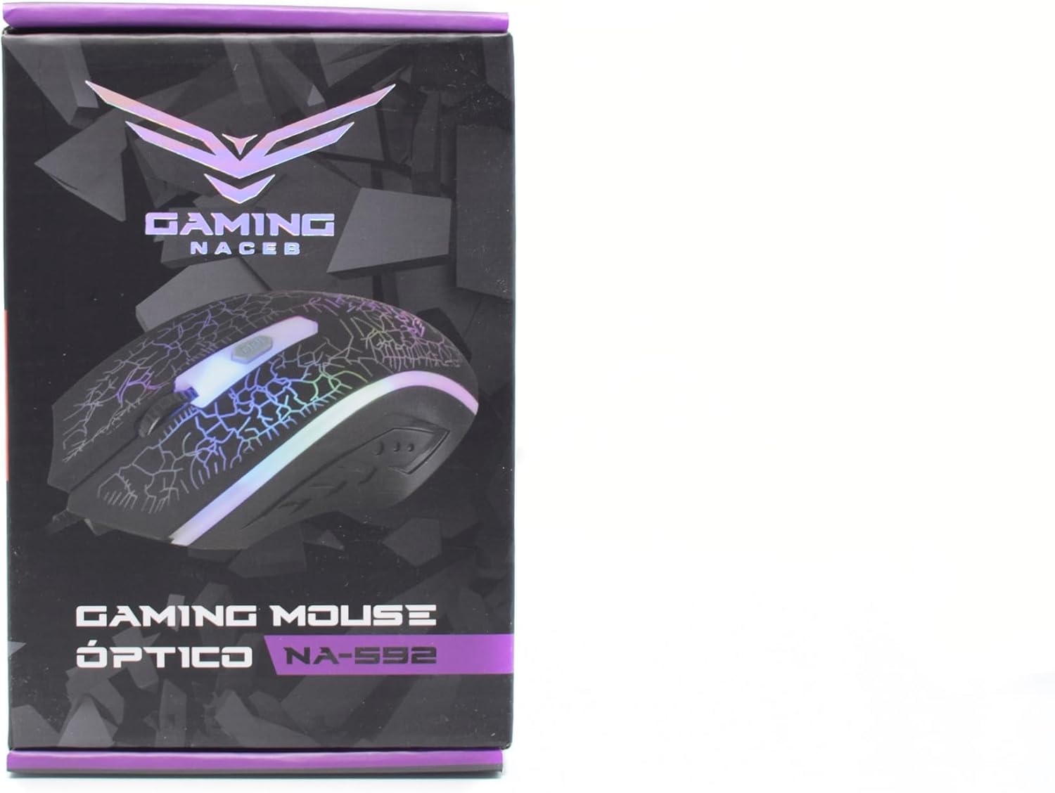 Mouse Optico Gamer Naceb (Na-592Ne), Negro