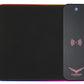 Mouse Pad Naceb (Na-0926) Rgb, Carga Inalambrica,31X40, Tela Color Negro.