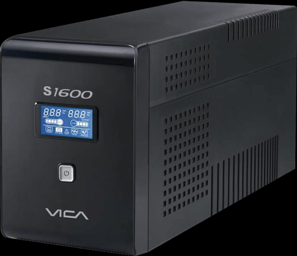 No Break/Ups Vica 1600Va/900W 10 Tomas (5) Regu Y (5) Resp Rj11-Rj45 Pantalla Lcd (S 1600)
