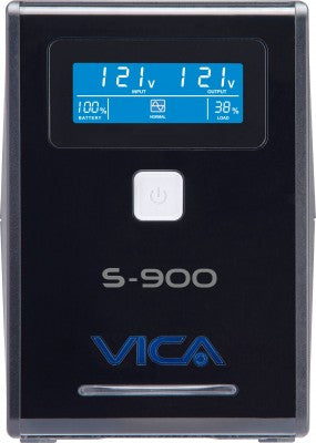 No Break/Ups Vica 900Va/550W 8 Tomas (4) Regu Y (4) Resp Rj11 Pantalla Lcd (S 900)