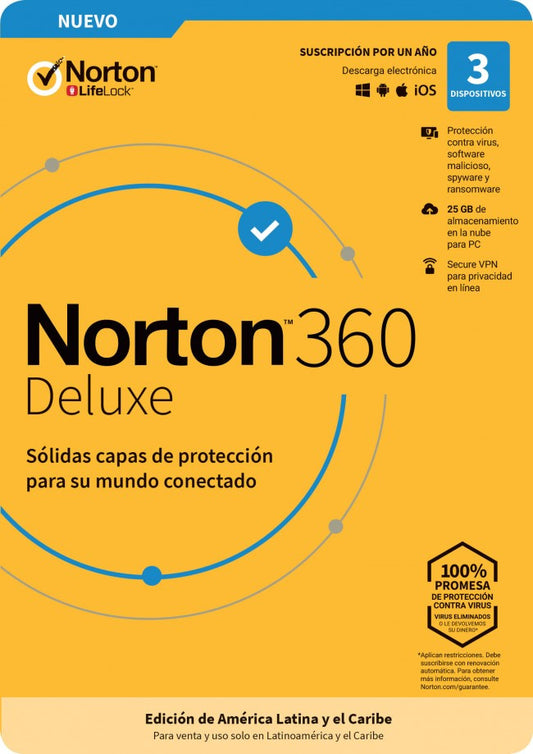Norton 360 Deluxe 3Dv 1Yr (21414731)