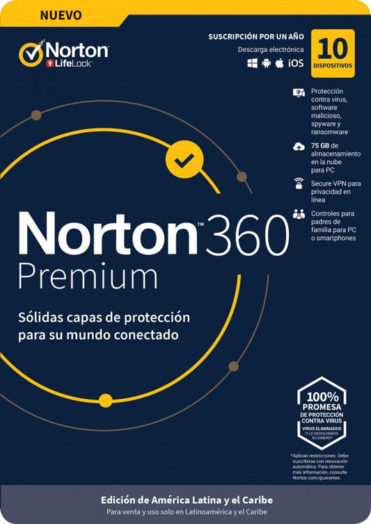 Norton 360 Premium 10 Dv 1Yr (21414754)