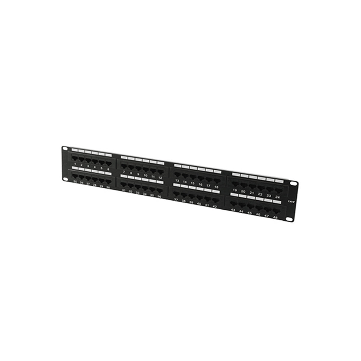 Patch Panel Nitrotel 48 Puertos Utp Cat.5E 110 Idc T568A/B (Ntpp5E48U)