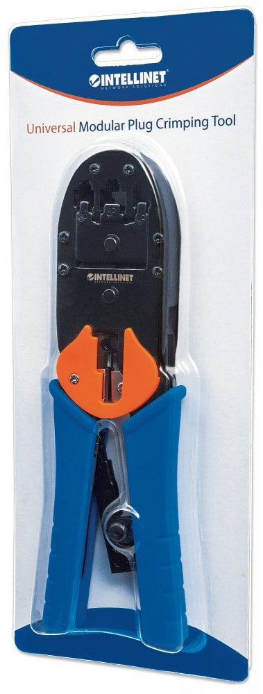 Intellinet Pinza Crimpadora Para Plug Modular Rj-45/Rj-12/Rj-11
