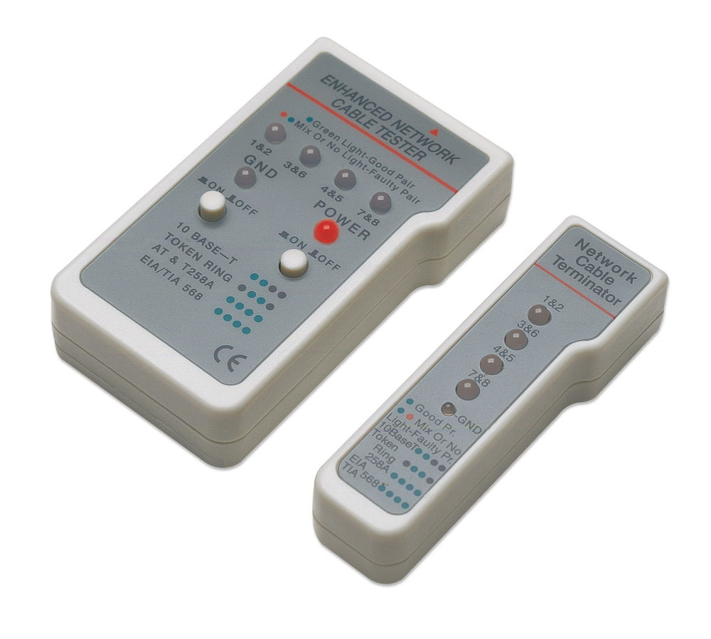 Intellinet Probador De Cables De Red, Rj-11/Rj-45, 4 Leds