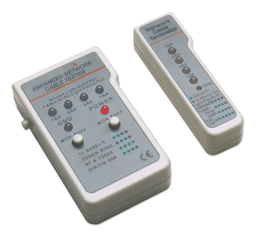 Intellinet Probador De Cables De Red, Rj-11/Rj-45, 4 Leds