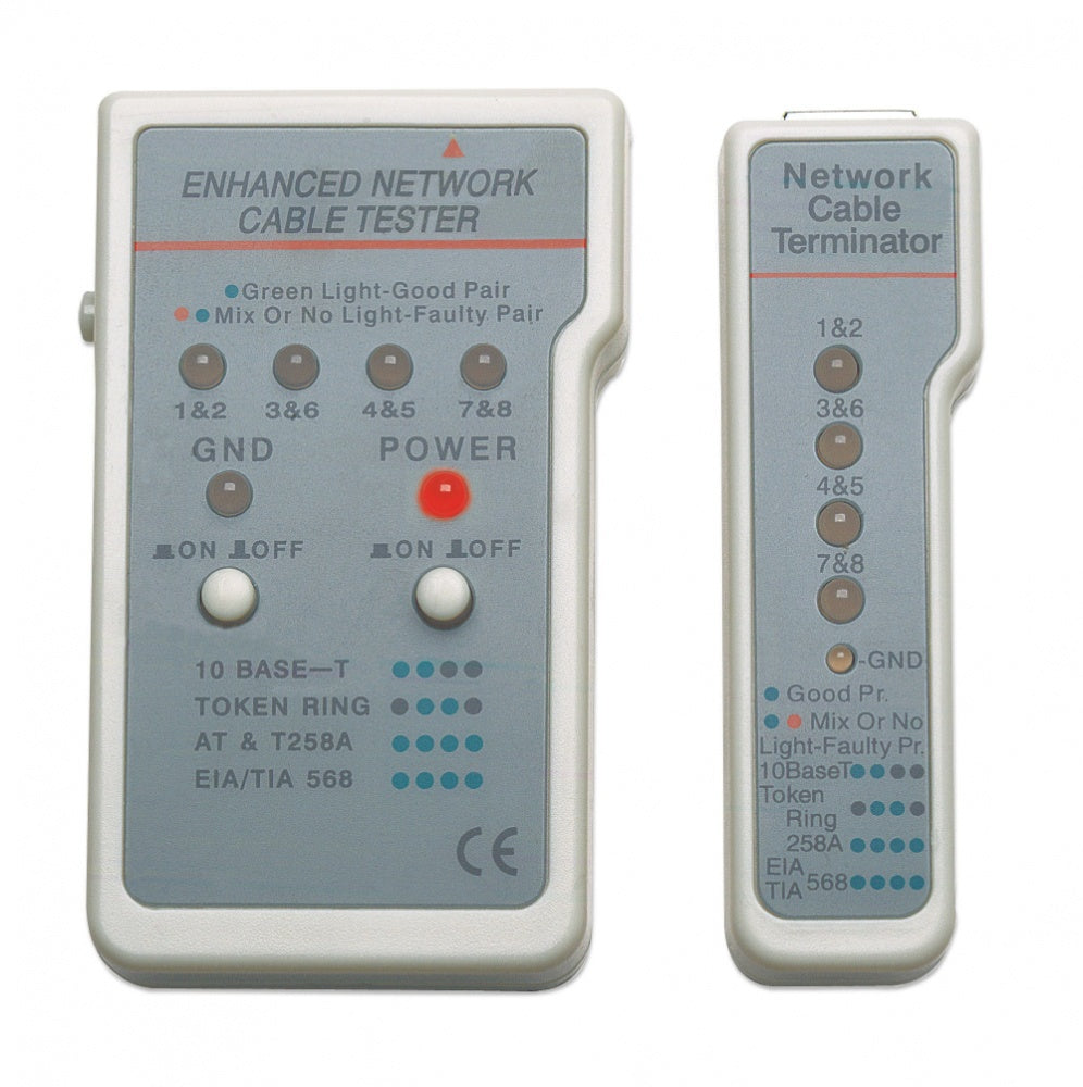 Intellinet Probador De Cables De Red, Rj-11/Rj-45, 4 Leds