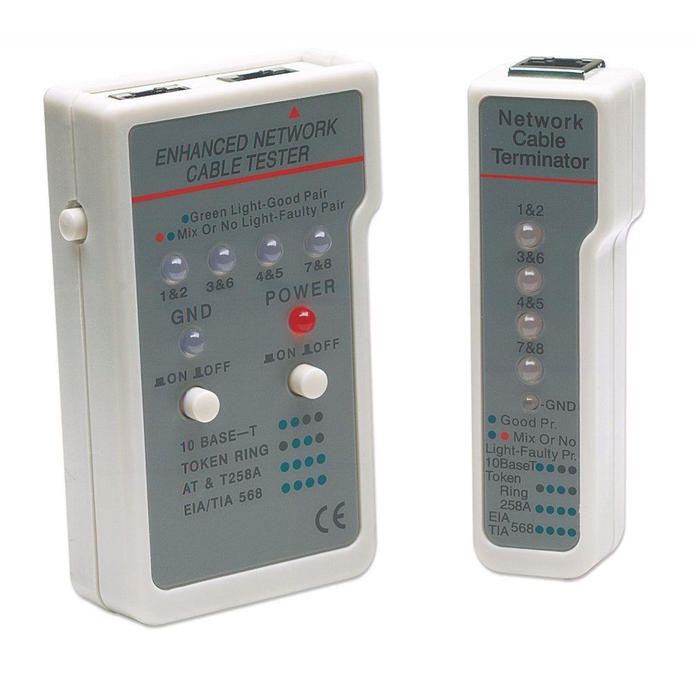 Intellinet Probador De Cables De Red, Rj-11/Rj-45, 4 Leds