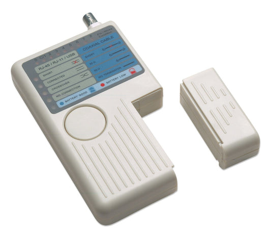 Intellinet Probador De Cables 4 En 1, Rj-11/Rj-45/Usb/Bnc