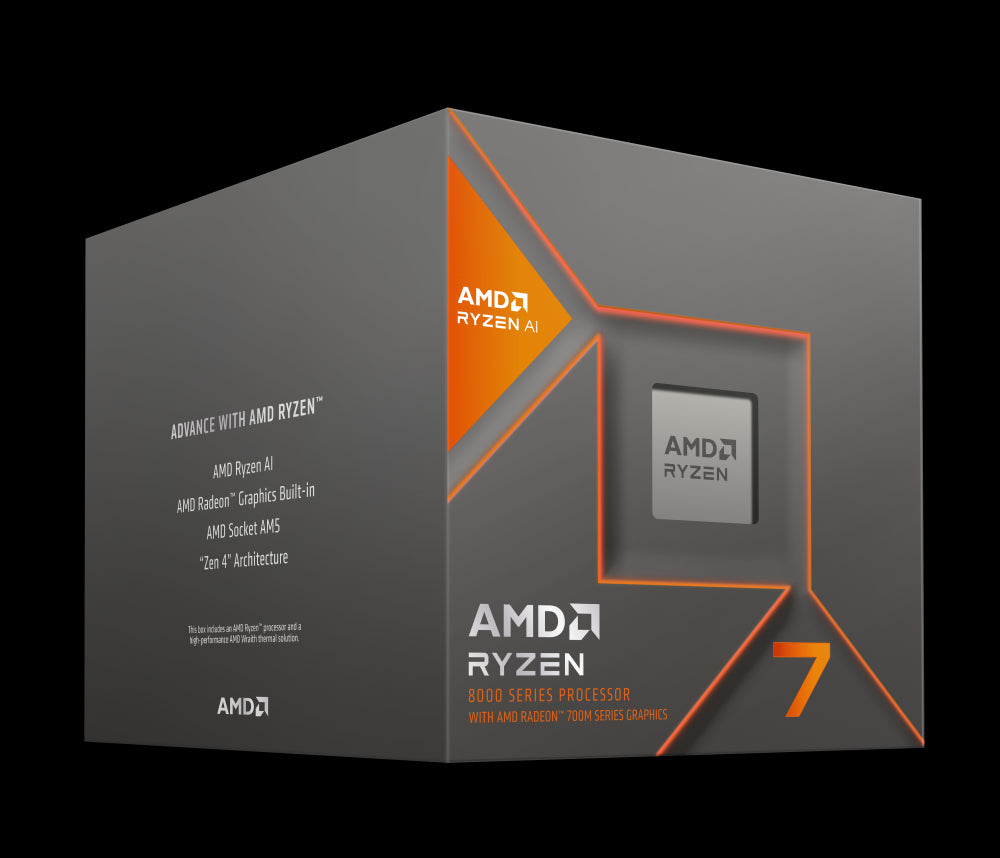 Procesador Amd (100-100001236Box) Ryzen 7 8700G S-Am5 8 Core 4.2 Ghz 65W C/Graficos C/Fan Spire