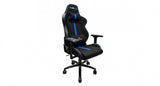 Game Factor Silla Gamer Cgc601, Hasta 150Kg, Negro/Azul