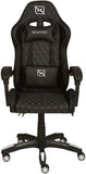 Silla Gamer Rgb Necnon (Nsg-Rgb1-Bl) Ngs-01,Pistonclase 4,Foam,Rueda 5",Cojin Lumbar Cabeza,Ngo/Bco