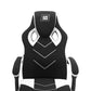 Silla Vorago Start The Game Cgc301-Wh, Tela, Reclinable, Negro/Blanco