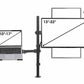 Soporte Manhattan Laptop 10A 17¨8Kg Monitor 13 A 32¨8Kg Ajusta 462136