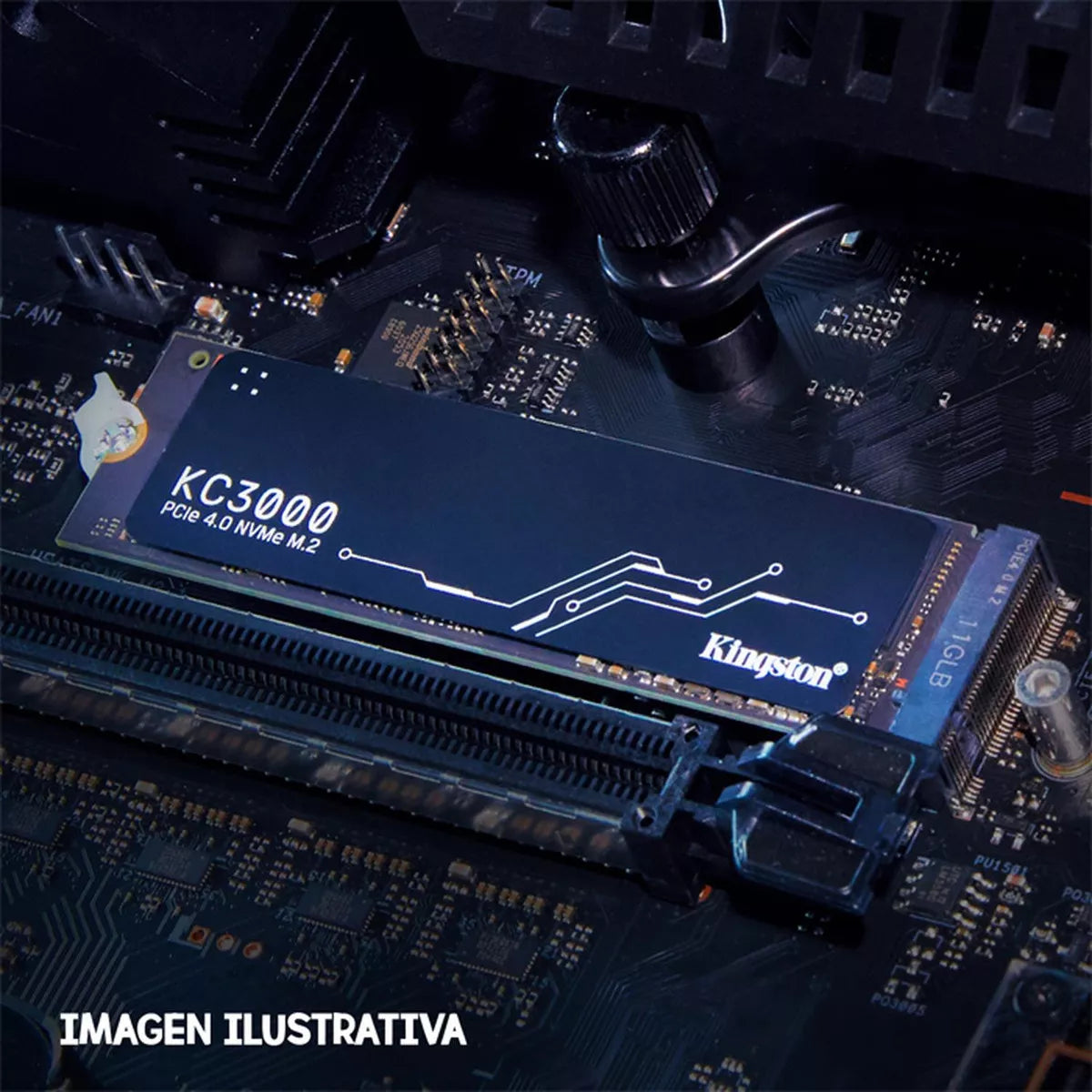 Unidad Ssd M.2 Kingston 1024G (Skc3000S/1024G) Pcie 4.0, Nvme, 2280