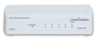 Switch Manhattan Fast Ethernet 560672, 5 Puertos 10/100Mbps - No Administrable